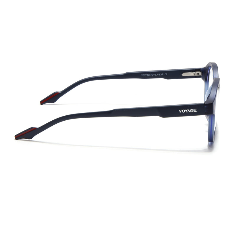 Voyage Blue Wayfarer Eyeglasses for Men & Women (SV004FMG7457-C5)