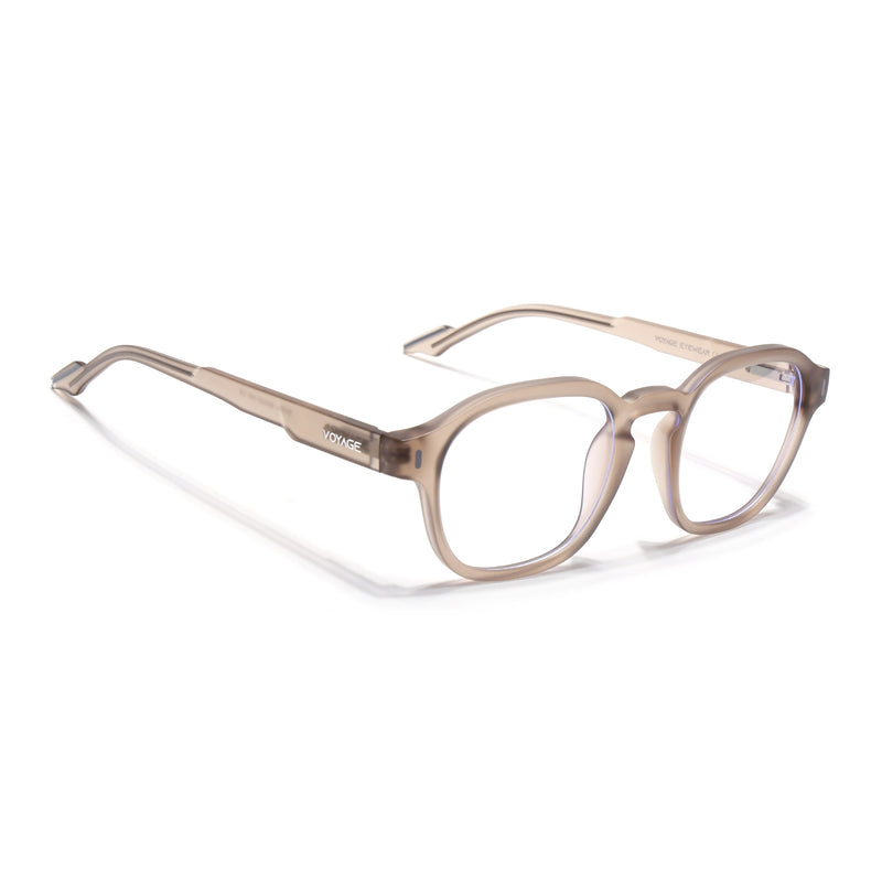 Voyage Brown Wayfarer Eyeglasses for Men & Women (SV004FMG7458-C6)