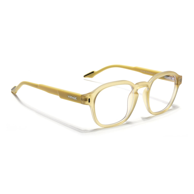 Voyage Yellow Wayfarer Eyeglasses for Men & Women (SV004FMG7459-C7)