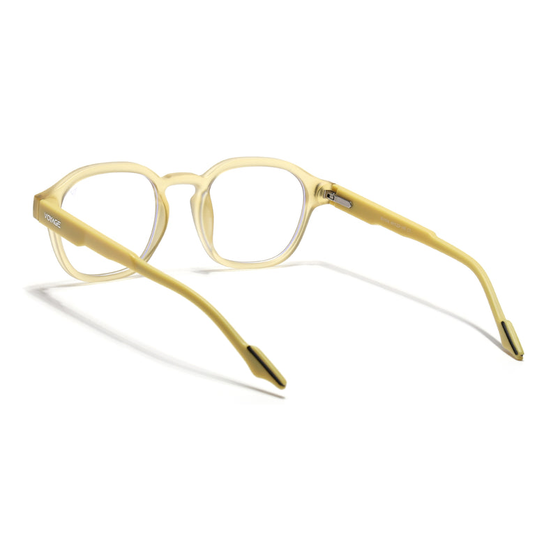 Voyage Yellow Wayfarer Eyeglasses for Men & Women (SV004FMG7459-C7)