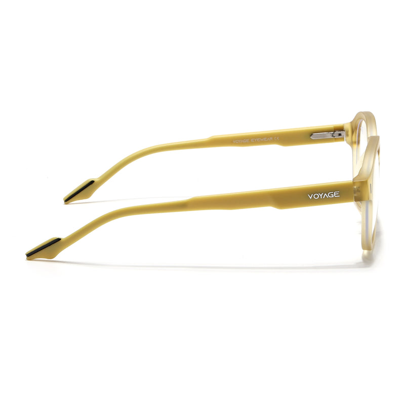Voyage Yellow Wayfarer Eyeglasses for Men & Women (SV004FMG7459-C7)
