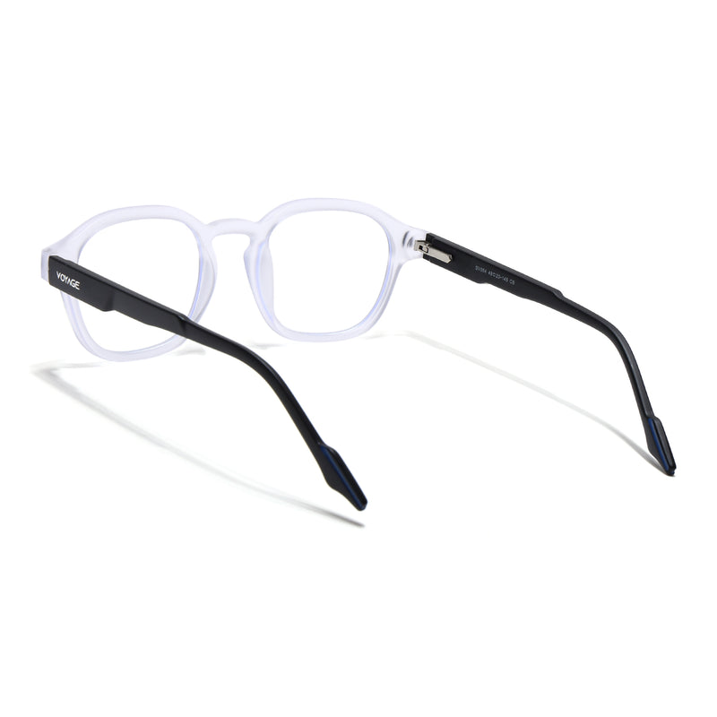Voyage Transparent Wayfarer Eyeglasses for Men & Women (SV004FMG7460-C8)