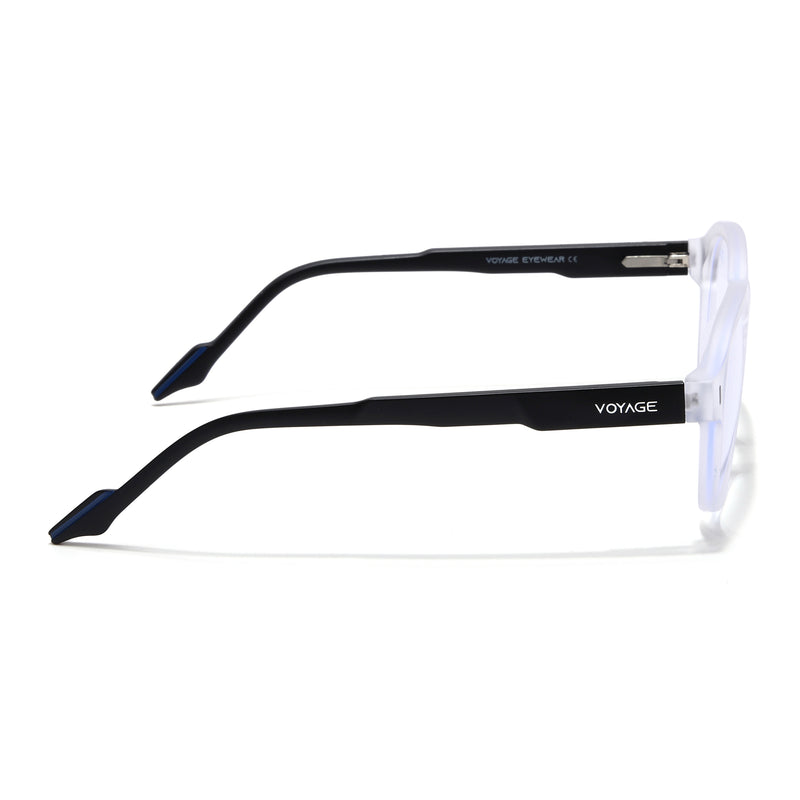 Voyage Transparent Wayfarer Eyeglasses for Men & Women (SV004FMG7460-C8)