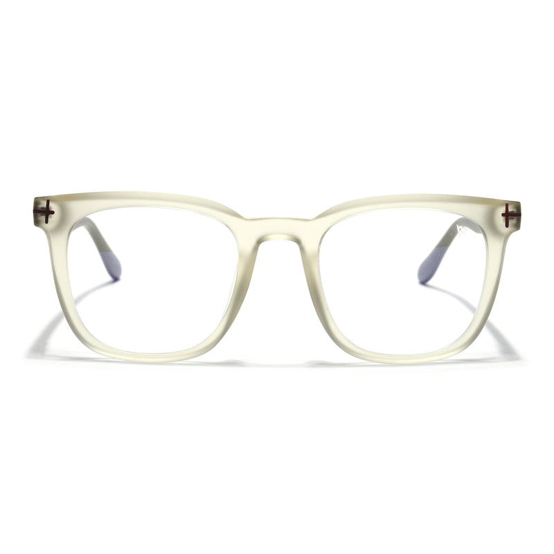 Voyage Green Square Eyeglasses for Men & Women (SV005FMG7468-C8)