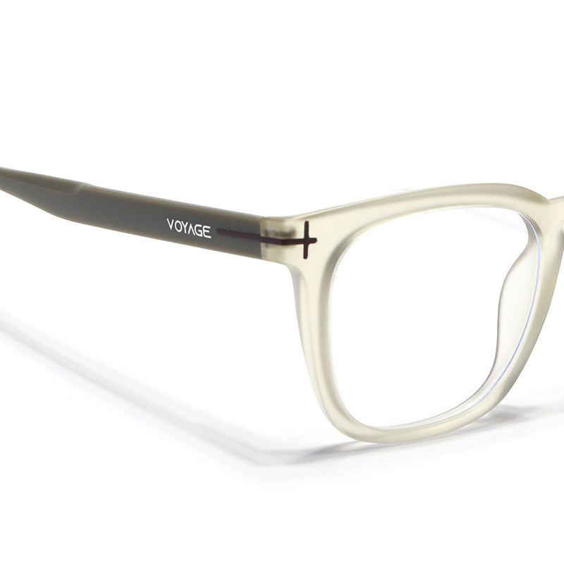 Voyage Green Square Eyeglasses for Men & Women (SV005FMG7468-C8)