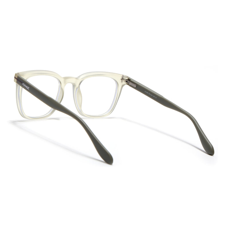 Voyage Green Square Eyeglasses for Men & Women (SV005FMG7468-C8)