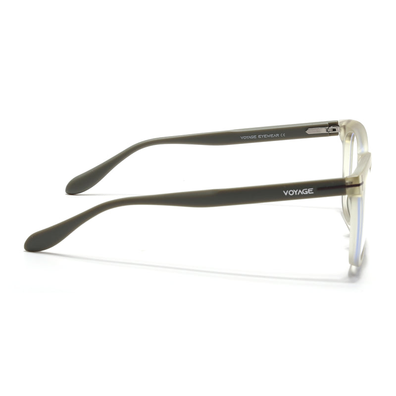 Voyage Green Square Eyeglasses for Men & Women (SV005FMG7468-C8)
