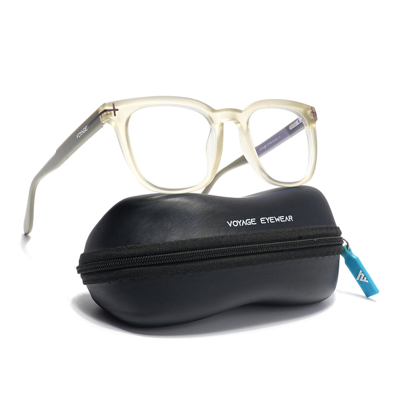 Voyage Green Square Eyeglasses for Men & Women (SV005FMG7468-C8)