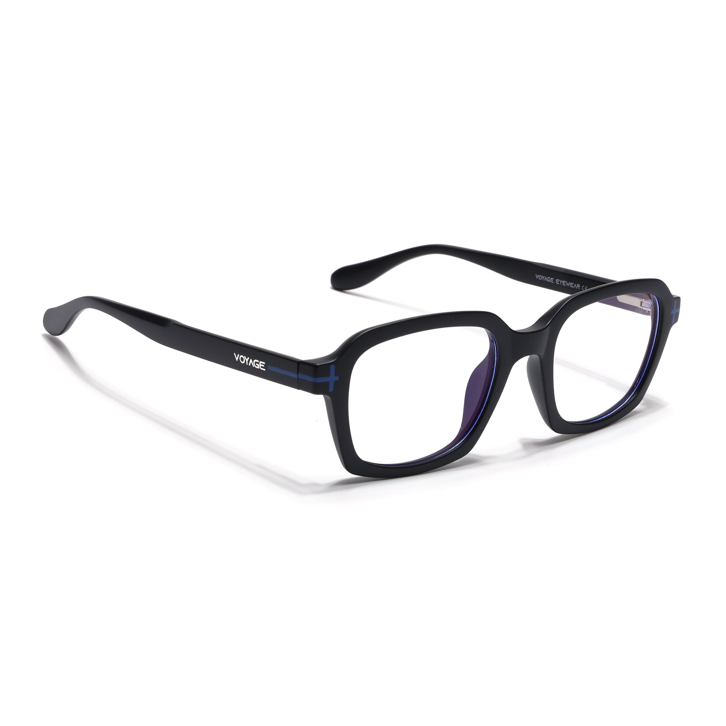 Voyage Aero | Black | Rectangle Eyeglasses (SV006FMG7470-C2)