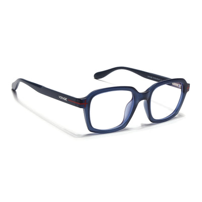 Voyage Aero | Blue | Rectangle Eyeglasses (SV006FMG7472-C4)
