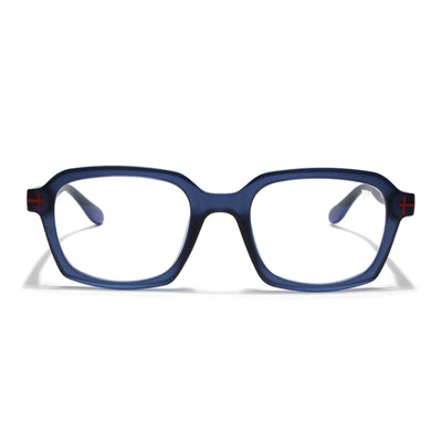 Voyage Aero | Blue | Rectangle Eyeglasses (SV006FMG7472-C4)