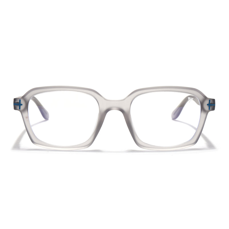 Voyage Green Rectangle Eyeglasses for Men & Women (SV006FMG7476-C8)