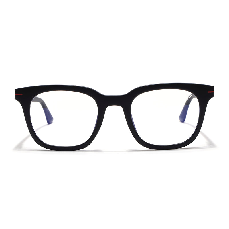 Voyage Black Wayfarer Eyeglasses for Men & Women (SV007FMG7477-C1)