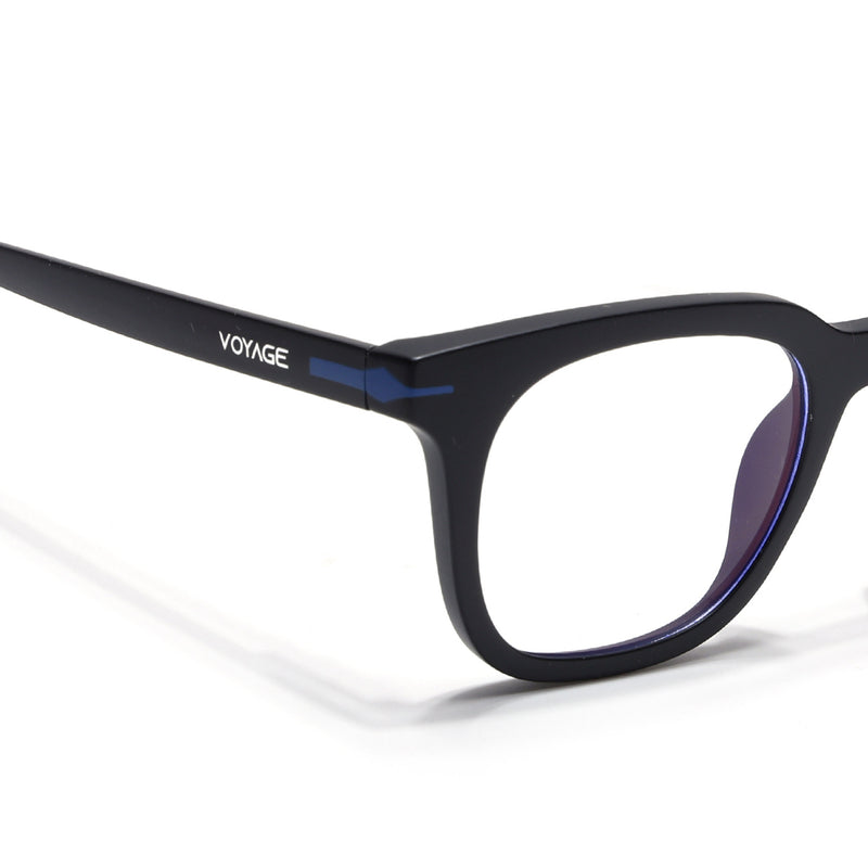 Voyage Black Wayfarer Eyeglasses for Men & Women (SV007FMG7478-C2)