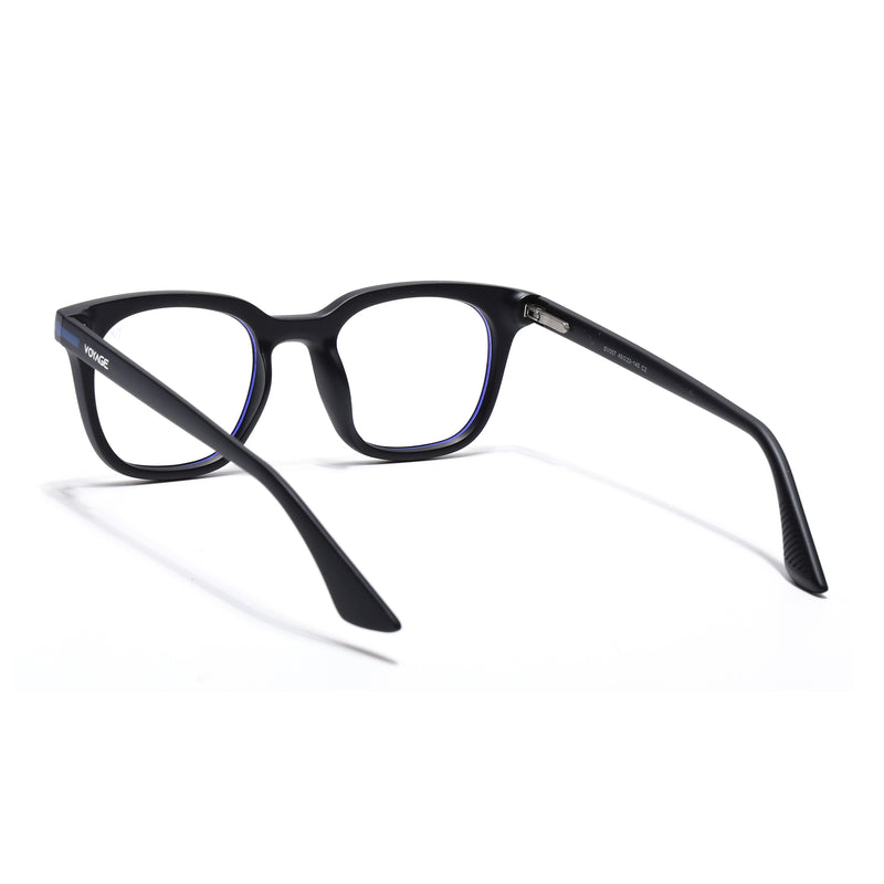 Voyage Black Wayfarer Eyeglasses for Men & Women (SV007FMG7478-C2)