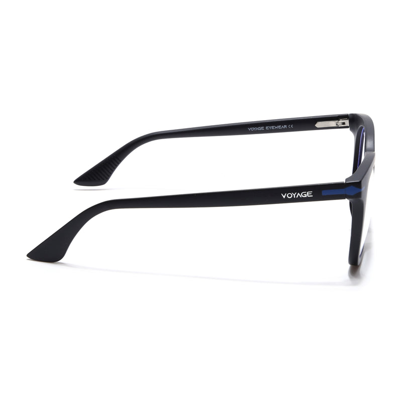 Voyage Black Wayfarer Eyeglasses for Men & Women (SV007FMG7478-C2)