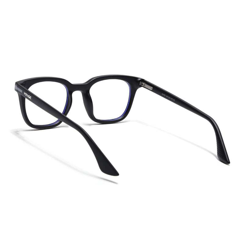 Voyage Black Wayfarer Eyeglasses for Men & Women (SV007FMG7479-C3)