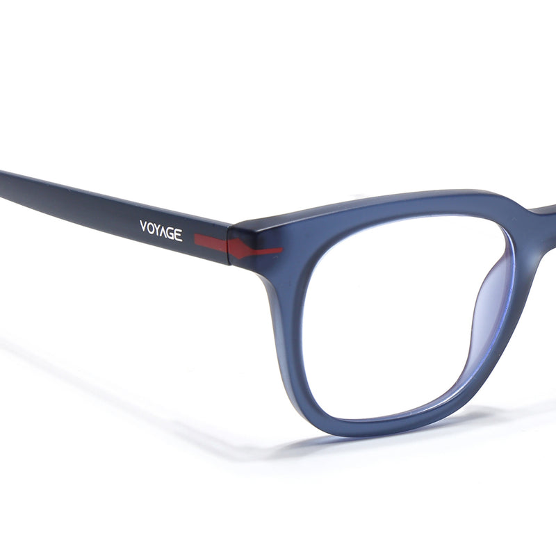 Voyage Blue Wayfarer Eyeglasses for Men & Women (SV007FMG7482-C6)