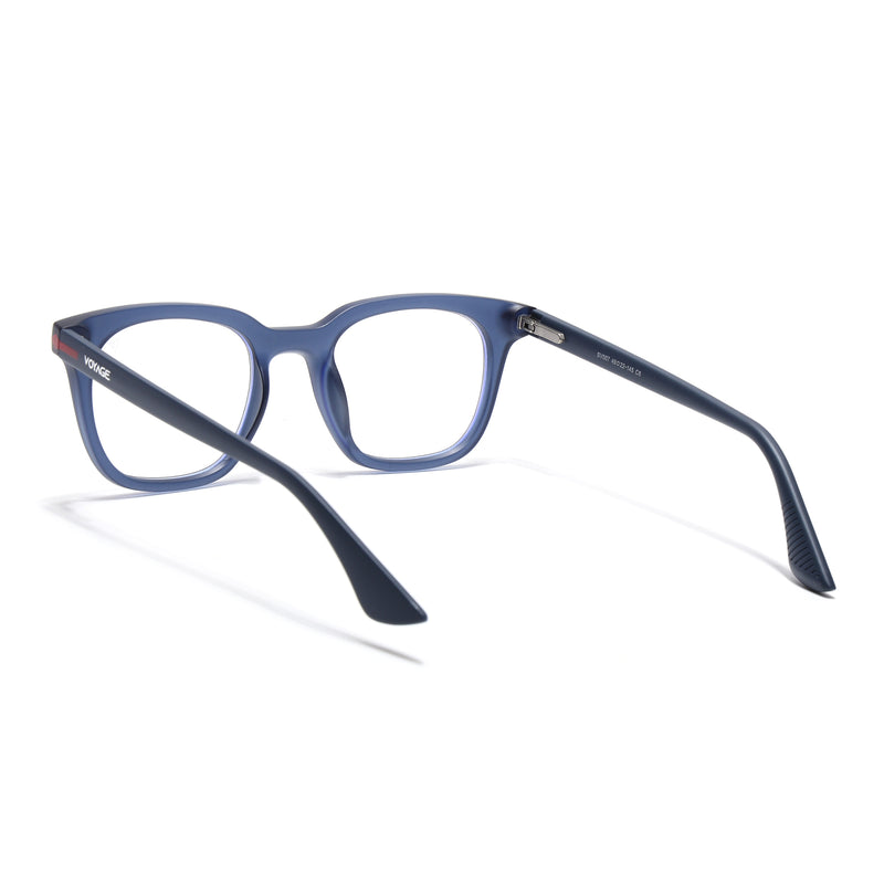 Voyage Blue Wayfarer Eyeglasses for Men & Women (SV007FMG7482-C6)