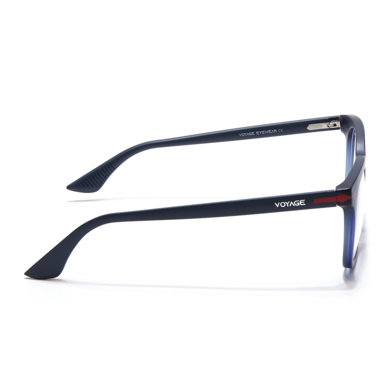 Voyage Blue Wayfarer Eyeglasses for Men & Women (SV007FMG7482-C6)