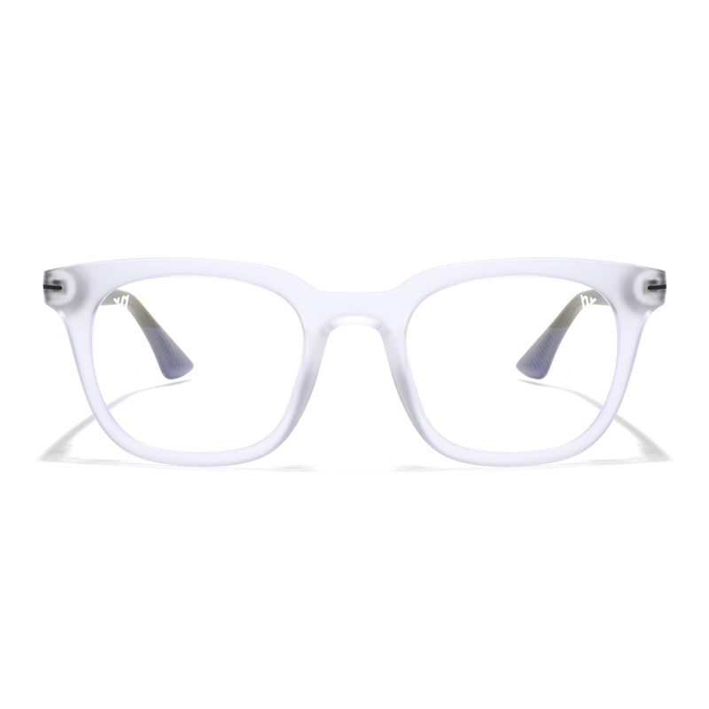 Voyage Transparent Wayfarer Eyeglasses for Men & Women (SV007FMG7484-C8)