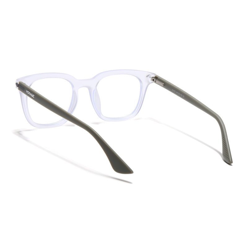Voyage Transparent Wayfarer Eyeglasses for Men & Women (SV007FMG7484-C8)