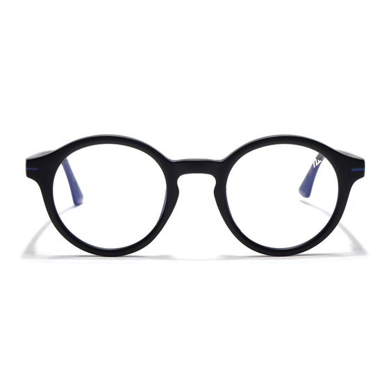 Voyage Aero | Black | Round Eyeglasses (SV008FMG7486-C2)
