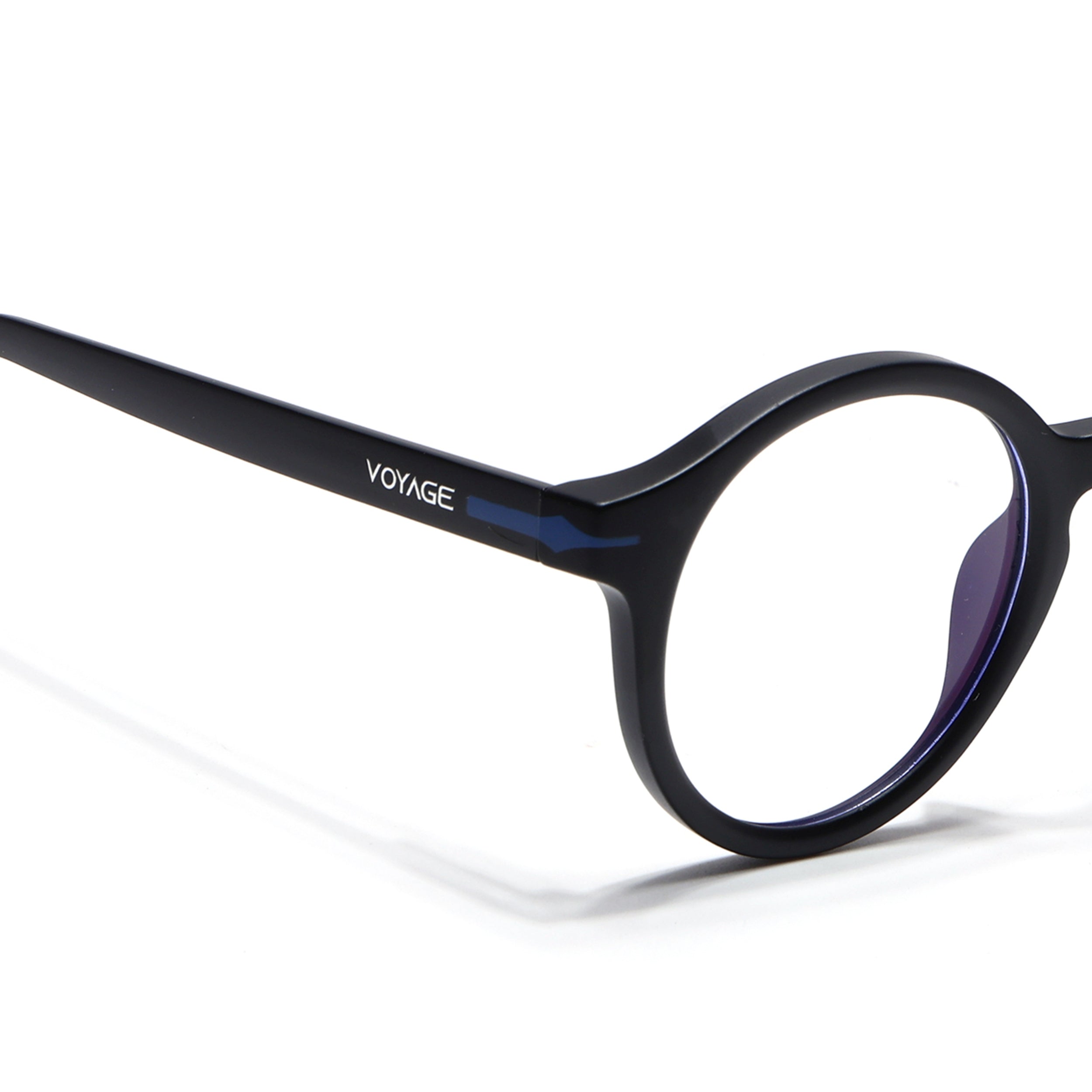 Voyage Aero | Black | Round Eyeglasses (SV008FMG7486-C2)