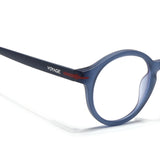 Voyage Aero | Blue | Round Eyeglasses (SV008FMG7490-C6)