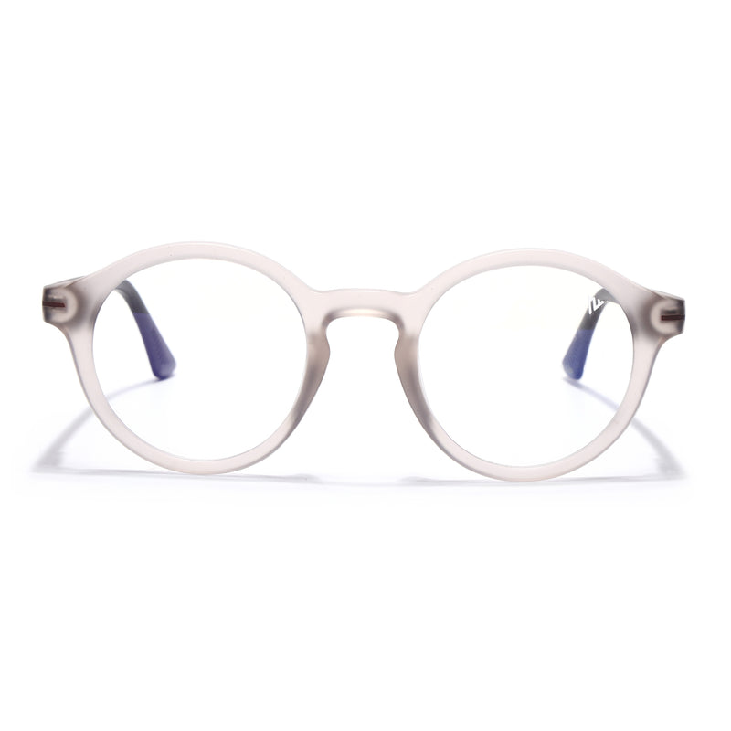 Voyage Brown Round Eyeglasses for Men & Women (SV008FMG7491-C7)