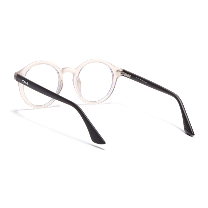 Voyage Brown Round Eyeglasses for Men & Women (SV008FMG7491-C7)