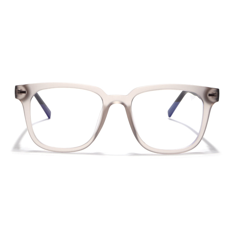 Voyage Brown Square Eyeglasses for Men & Women (SV009FMG7499-C7)