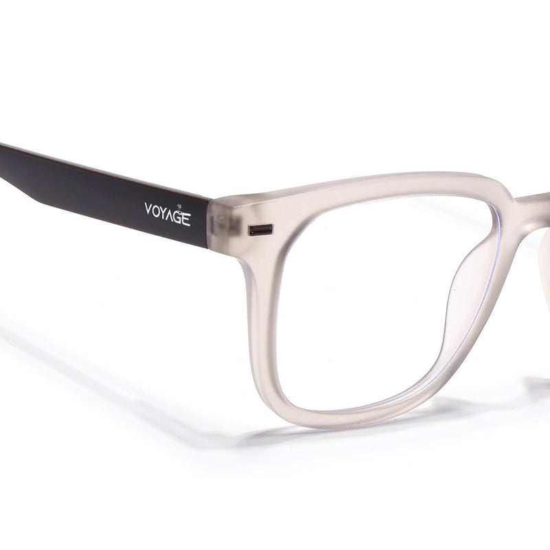 Voyage Brown Square Eyeglasses for Men & Women (SV009FMG7499-C7)