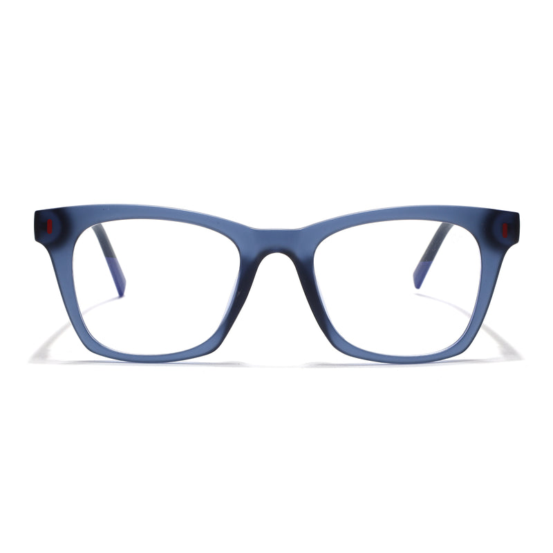 Voyage Blue Wayfarer Eyeglasses for Men & Women (SV010FMG7506-C6)