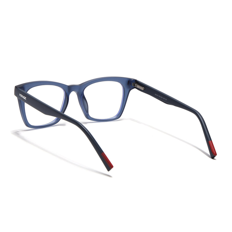 Voyage Blue Wayfarer Eyeglasses for Men & Women (SV010FMG7506-C6)
