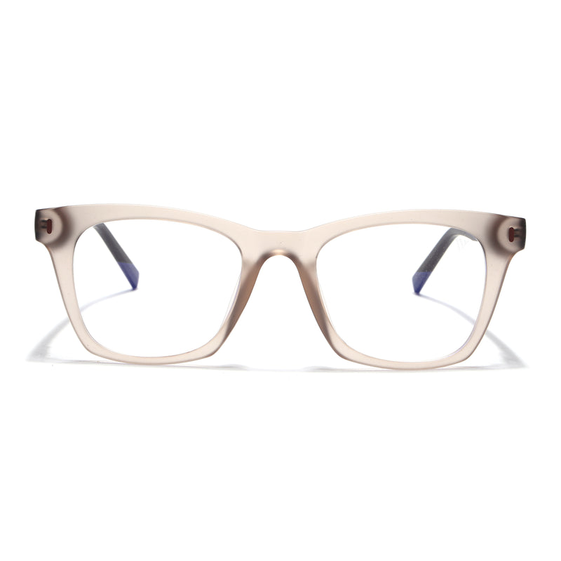 Voyage Brown Wayfarer Eyeglasses for Men & Women (SV010FMG7507-C7)