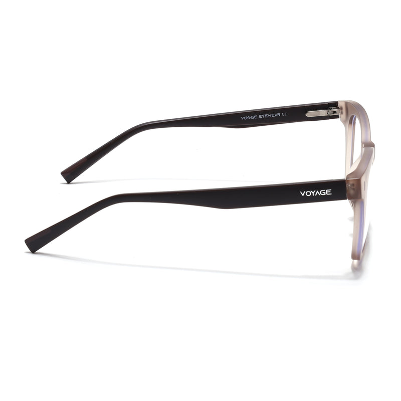 Voyage Brown Wayfarer Eyeglasses for Men & Women (SV010FMG7507-C7)