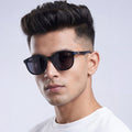 Matira | Black & Blue Wayfarer Polarized Sunglasses | PMG7397