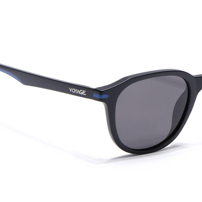 Matira | Black & Blue Wayfarer Polarized Sunglasses | PMG7397