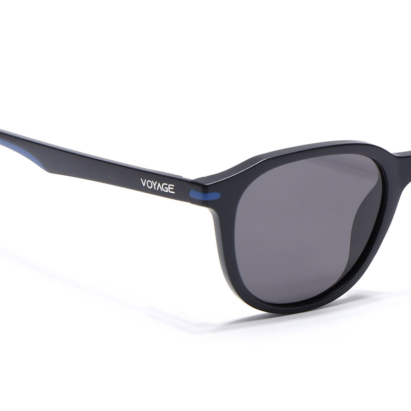 Matira | Black & Blue Wayfarer Polarized Sunglasses | PMG7397