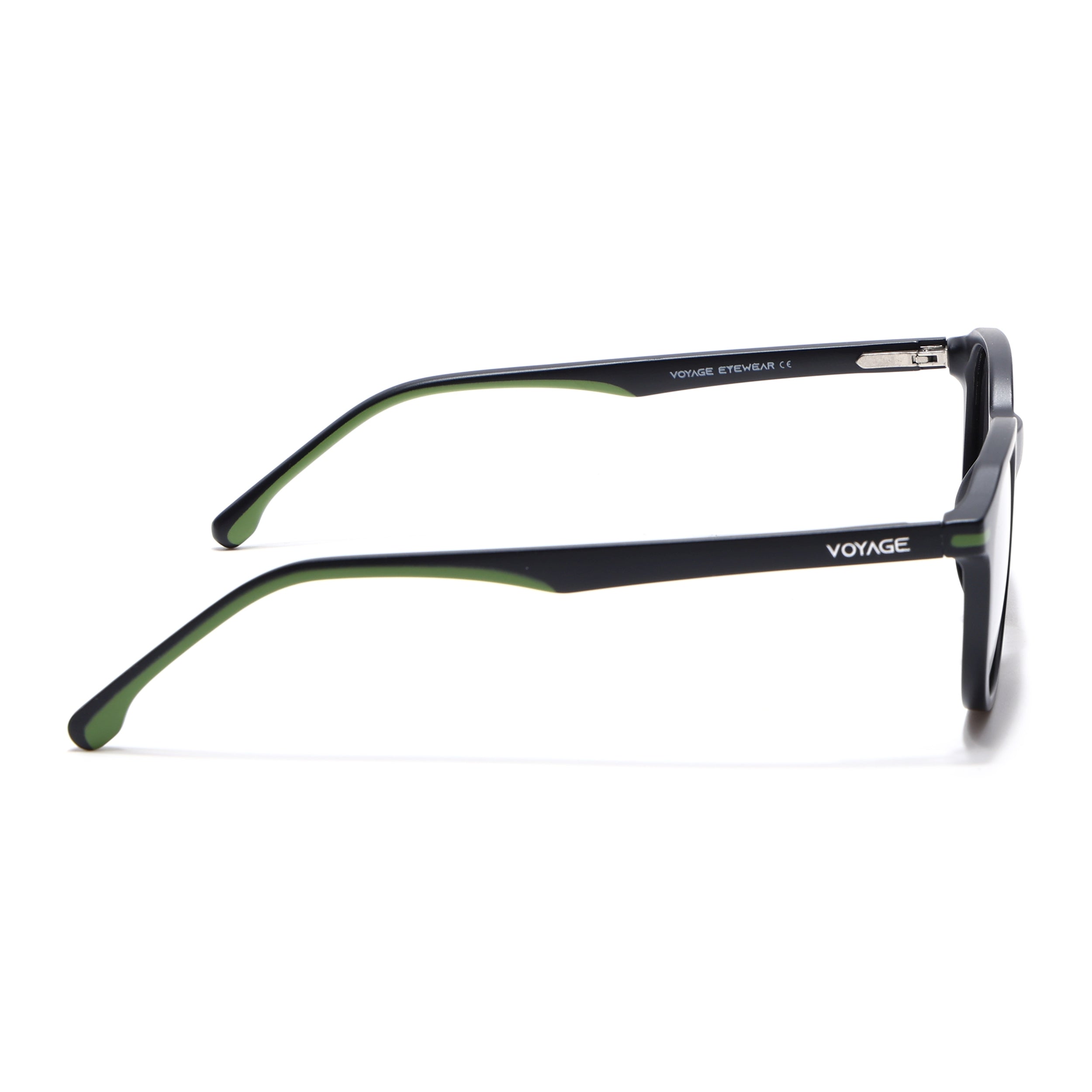Matira | Black & Green Wayfarer Polarized Sunglasses | PMG7398