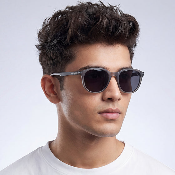 Matira | Dark Grey Wayfarer Polarized Sunglasses | PMG7400