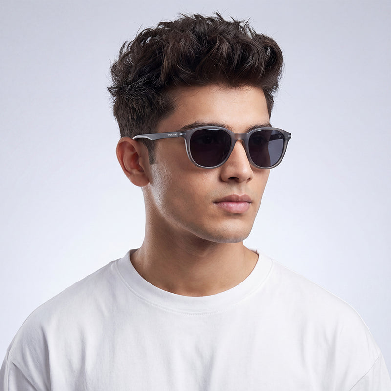 Matira | Dark Grey Wayfarer Polarized Sunglasses | PMG7400