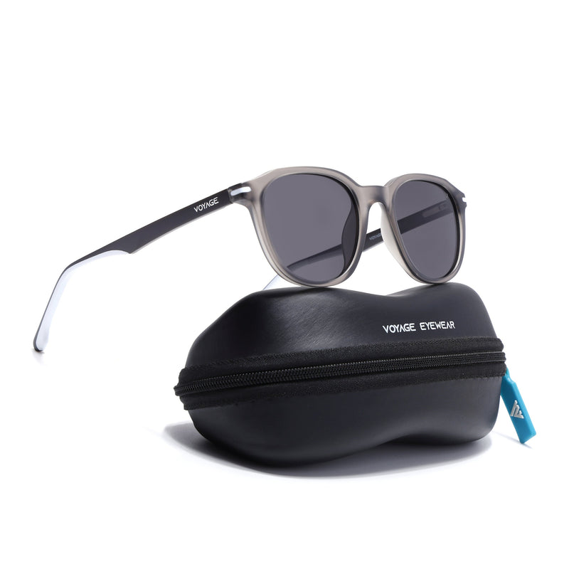 Matira | Dark Grey Wayfarer Polarized Sunglasses | PMG7400