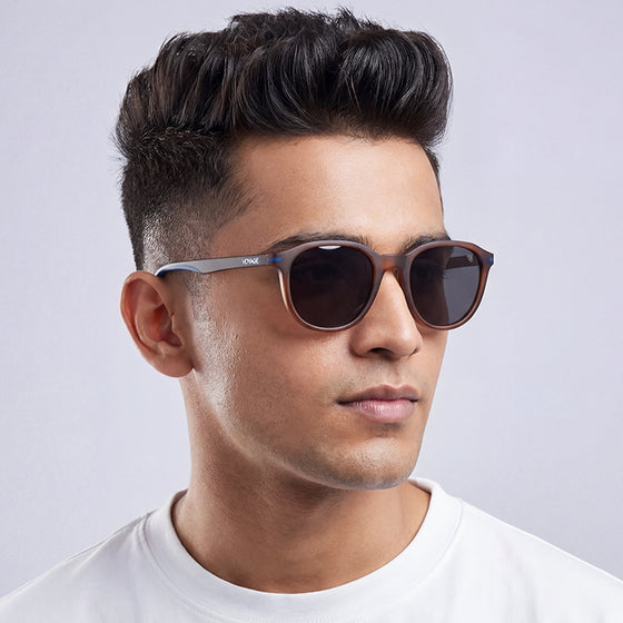 Matira | Brown Wayfarer Polarized Sunglasses | PMG7403