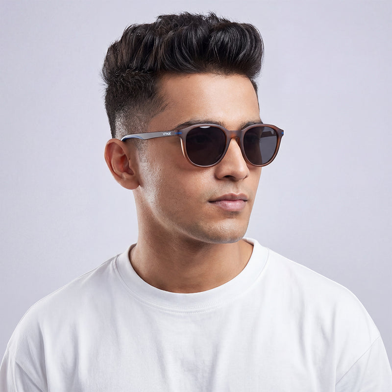 Matira | Brown Wayfarer Polarized Sunglasses | PMG7403