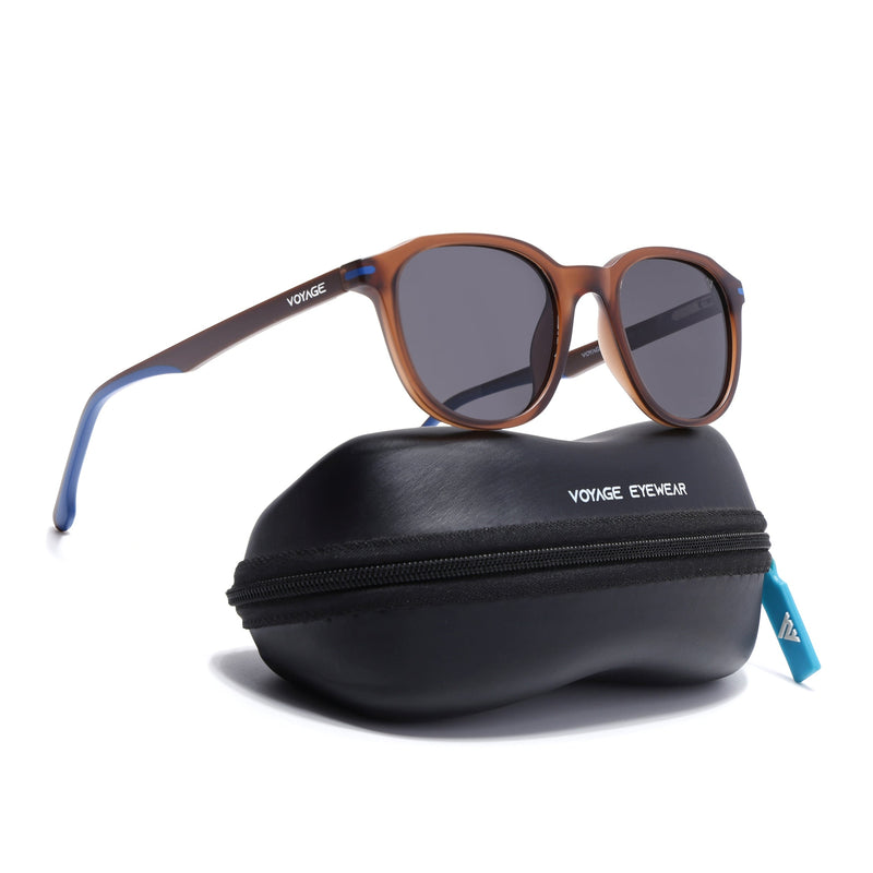 Matira | Brown Wayfarer Polarized Sunglasses | PMG7403