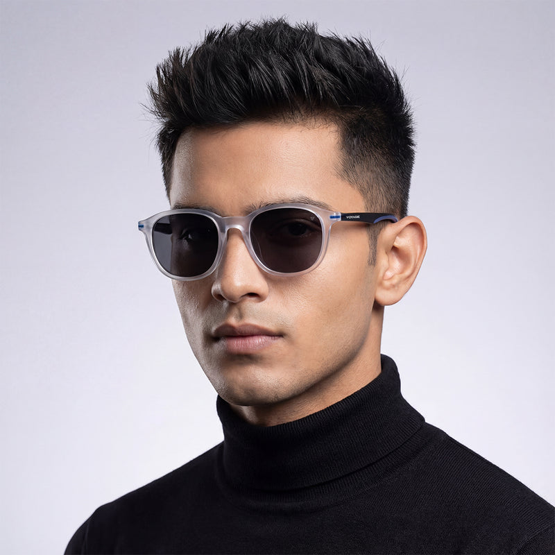 Matira | Transparent Wayfarer Polarized Sunglasses | PMG7404