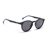 Matira | Black & Blue Round Polarized Sunglasses | PMG7405