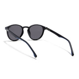 Matira | Black & Blue Round Polarized Sunglasses | PMG7405
